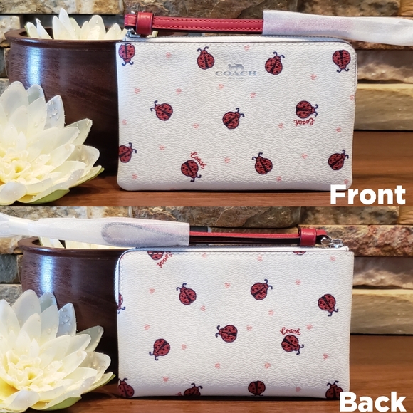 *SALE* NEW Coach Ladybug Wristlet...adorable 🐞 - Picture 3 of 7